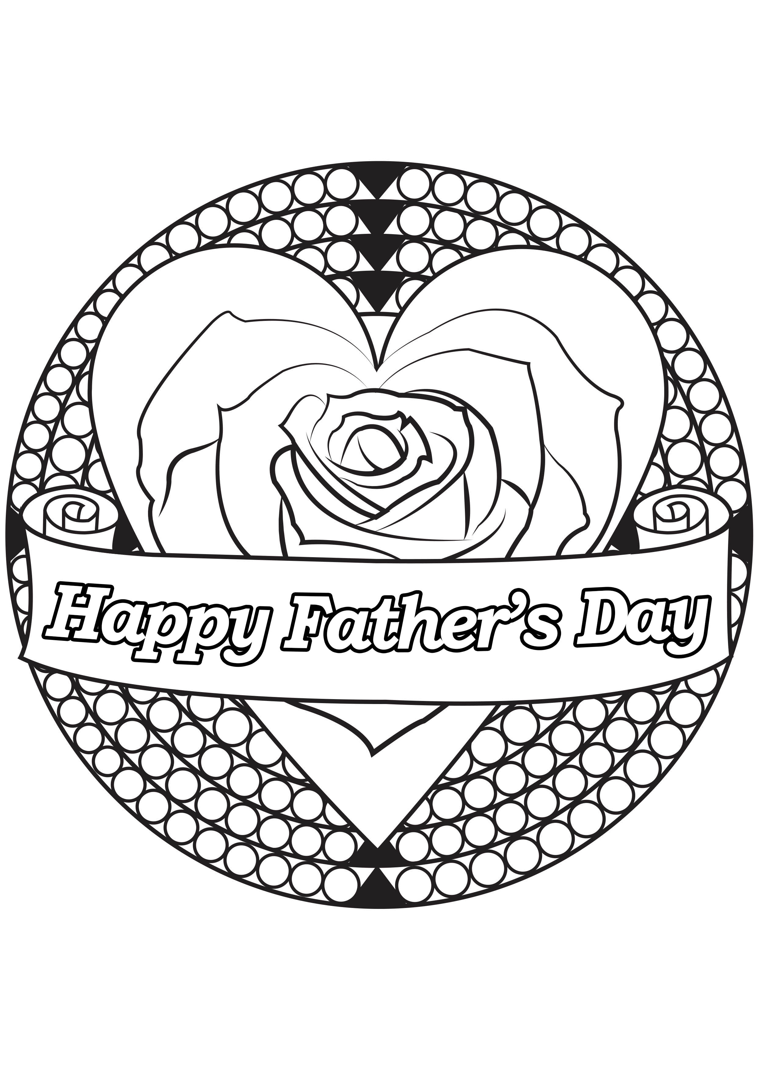Online coloring book: Rubella coloring book for dad